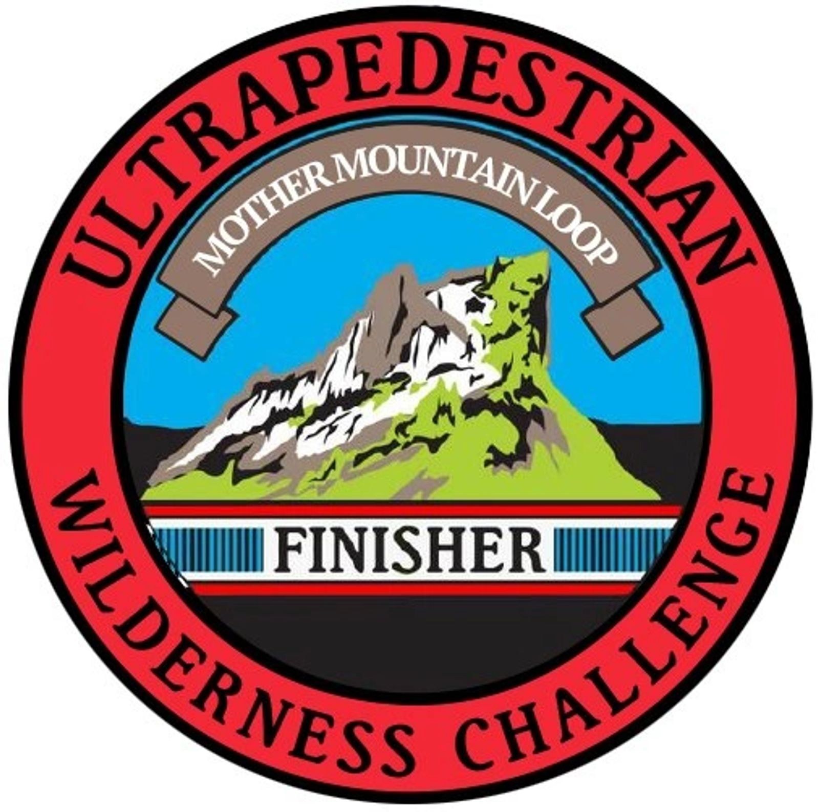 Logo for Ultrapadestrian Wilderness Challenge Finisher.